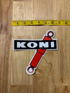 VINTAGE TWO KONI SHOCKS RACING STICKER DECAL - Bild 1 von 2
