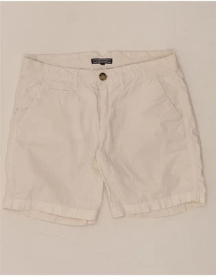 TOMMY HILFIGER Womens Chino Shorts US 4 Small W28 White Cotton CV01 - Image 1 of 3