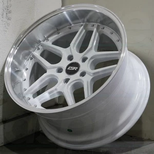 18x10.5 White Wheels ESR CS15 5x114.3 22 (Set of 4) 72.56 - Picture 1 of 6