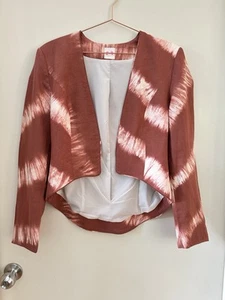 Sass & Bide Linen Tie Dye Jacket 8 - Picture 1 of 11