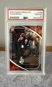 2020 Panini Absolute Joe Burrow Rookie PSA 10 RC Cincinnati Bengals - Picture 1 of 2