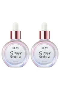 Olay Super Serum Pack Of 2 05 Oz 5 Benefits Anti Aging Hydration Skin Care - Picture 1 of 8