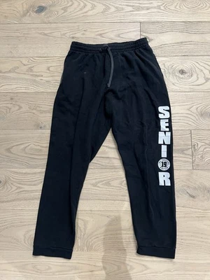 Jerzees NuBlend Senior 2019 Black Fleece Sweatpants Size Large Graphic Joggers - Image 1 of 4
