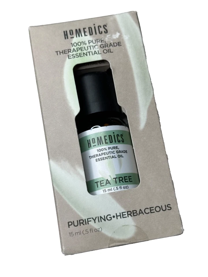 Aceite esencial de árbol de té Homedics 15 ml 100 % puro grado terapéutico nuevo en caja Foto 1 de 1