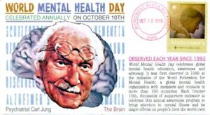 COVERSCAPE computer designed 2019 "World Mental Health Day" Carl Jung cover