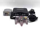 Nintendo 64 Black  Console , Madden99  With Games And Accessories-Lot