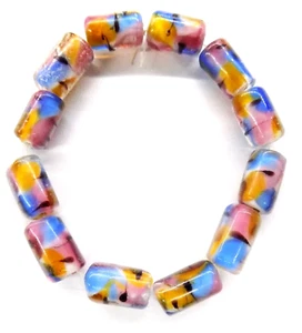 20 Venetian Style Lamp made FANCY Trade Beads # L1543 READ - Picture 1 of 2