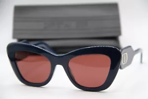 NEW CHRISTIAN DIOR DIORBOBBY B1U 30D0 BLUE GOLD AUTHENTIC SUNGLASSES WCASE 52-20 - Picture 1 of 5