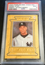 DEREK JETER 2004 DONRUSS DIAMOND KINGS #DK-1 INSERT PSA 9 POP 5  083/250
