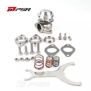 PSR NUEVA GENERACIÓN WASTEGATE 38 MM 2 pernos compuerta externa plateada - Imagen 1 de 10