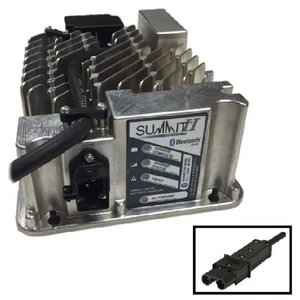 Carro de golf Yamaha - Cargador de batería Lester Summit serie II con enchufe de 2 pines - Imagen 1 de 1