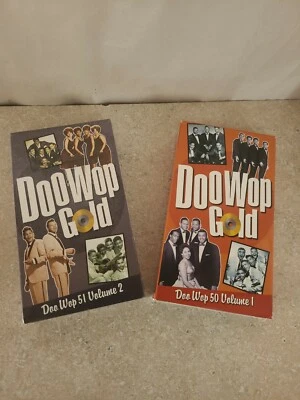 Doo Wop Gold 50 Volume 1 and Doo Wop Gold 51 Volume 2 VHS Time Life Videos - Image 1 of 4
