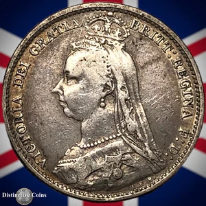 Great Britain 1891 Six Pence GB2750 - Picture 1 of 2