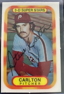 1977 Kellogg's Baseball  3-D Super Stars Steve Carlton #57 Mint