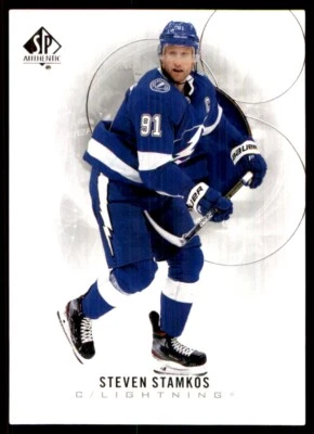 2020-21 SP Authentic Steven Stamkos Tampa Bay Lightning #53 - Image 1 of 2