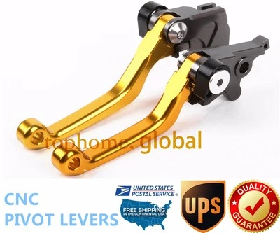 For Suzuki DRZ400S /SM 2000-2021 Clutch Brake Pivot Levers CNC Gold US 2015 2016 Foto 1 de 4