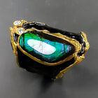 Handmade jewelry 17 ct Ammolite Ring 925 Sterling Silver Size 8.5 /R338168