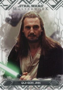 Star Wars Masterwork 2017 Base Card #4 Qui-Gon Jinn - Picture 1 of 1