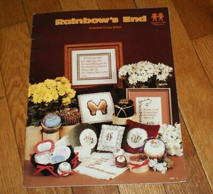 Rainbow’s End Cross Stitch Pattern Book Fast Shipping Sister/Butterfly/Mushroom+ - Picture 1 of 2