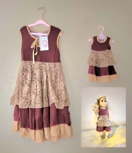 Girl & 18"Doll matching outfit - Doll is NOT included - Picture 1 of 2