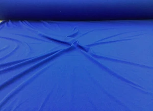 Liverpool Textured Fabric 4 way Stretch Scuba Royal Blue 1N14 - Picture 1 of 1