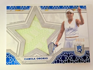 2024 Topps Royalty Tennis Camila Osorio /25 Star Relics Blu 05/25 - Foto 1 di 3