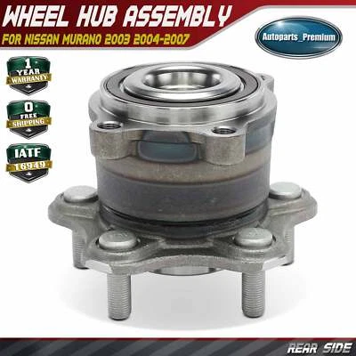 Conjunto de cojinete de cubo de rueda de conductor o pasajero trasero para Nissan Murano 2003-2007 Foto 1 de 4
