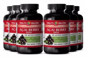 Detox Pillen - ACAI BERRY 1200 SUPER ANTIOXIDANS - Detox Pulver 6B - Bild 1 von 9