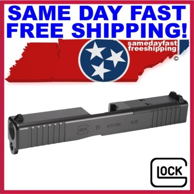 Glock 19 OEM G19 Gen 3 MOS Optic Ready Slide 79008 ENVÍO RÁPIDO EL MISMO DÍA GRATUITO Foto 1 de 4