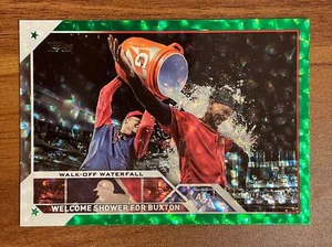 2023 Topps Green Foil Board #326 Byron Buxton CC /499 - Picture 1 of 3