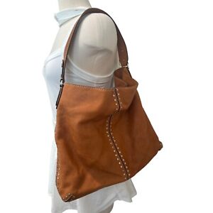 Michael Kors Tan Astor Leather Hobo Bag