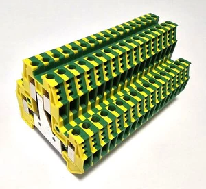 Sprecher + Schuh V7-WDG4C ( Lot of 17 ) Ground Terminal Blocks - New - Picture 1 of 5