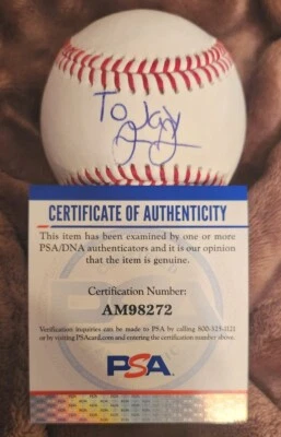 TERMARR JOHNSON SIGNED MLB BASEBALL PITTSBURGH PIRATES PSA/DNA CERTED #AM98272 - Image 1 of 4