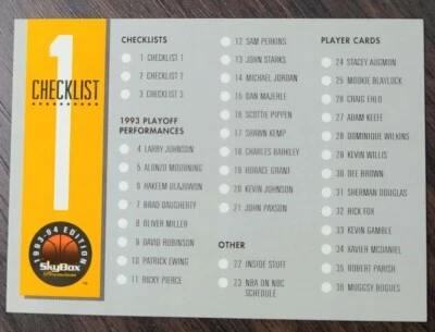 1993-94 SkyBox Premium Basketball (251-341) + INSERTS Finish set UP TO 35% OFF - Image 1 of 2