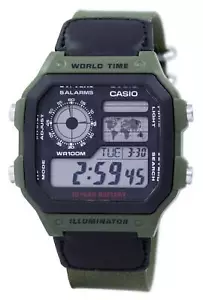 Casio Weltzeitalarm Digital AE-1200WHB-3BV AE1200WHB-3BV Herrenuhr - Bild 1 von 7
