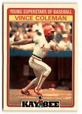 1986 Topps Kay-Bee Young Superstars of Baseball #5 Vince Coleman NrMt-M ID:50385