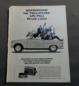 PUB PUBLICITE ANCIENNE ADVERT CLIPPING 050717/ AUTO-RADIO SCHNEIDER VA TOUJOURS - Imagen 1 de 1