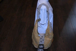 Yellow Handbag Yellow Bridget Shuster Handbag Bridget Hobo Handbag New $615 - Picture 1 of 10