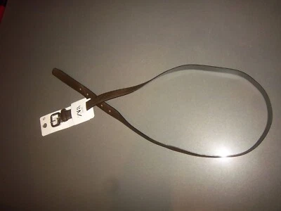 CINTURÓN HOMBRE ZARA CUERO MARRÓN CAQUI TALLA XL-100/44 - NUEVO CON ETIQUETAS Foto 1 de 2