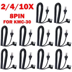 Mic Microphone Cable Cord For DTMF Kenwood Radio KMC-30 KMC-32 KMC-35 KMC-36 HOT - Zdjęcie 1 z 17