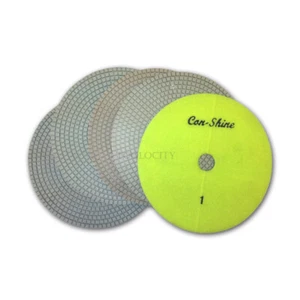 8" Con-Shine Dry Diamond Polishing Pads 5-Step - Picture 1 of 1