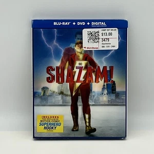 Shazam! (Blu-ray/DVD, 2019) Brand New Sealed, Lenticular Slipcover - Picture 1 of 6