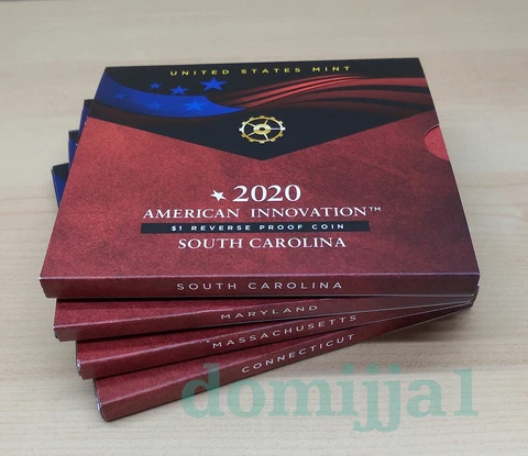 2020-S American Innovation Dollar REVERSE Proof Sets / All 4 in one lot Cover