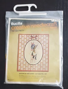 Hollie Hobbie-Bucilla Creative Needle Craft Kit-"Sitting Pretty"#2169 -18"x22" - Bild 1 von 8
