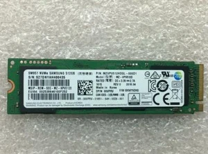 Samsung SM951 PCIe I m.2 nvme 2280 MZVPV5120 512GB SSD MLC FOR Laptop SSD - Picture 1 of 4