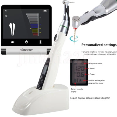 Dental Wireless LED Endo Motor 16:1 Handpiece/Root Canal Apex Locator Treatment - Image 1 of 4