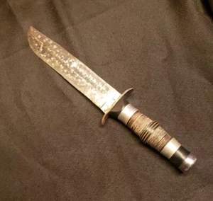 Vintage Robeson Shuredge USN Fixed Blade Knife Polished Navy Military - Picture 1 of 10