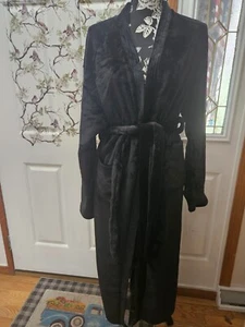 ONE SIZE BATH BODY HOME Luxury Black Heavy Robe INVPV443 - Picture 1 of 3