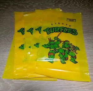 VINTAGE 1989 TEENAGE MUTANT NINJA TURTLES TMNT 10 PARTY FIESTA BEUTETÜTEN - Bild 1 von 6