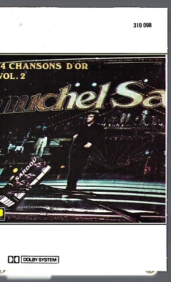CANADA POP  1982 CASSETTE MICHEL SARDOU : 14 CHANSONS D'OR VOL. 2 - Image 1 of 4